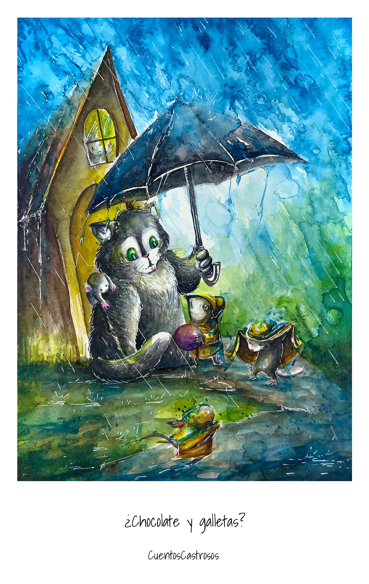 Chocolate y Galletas - Print
