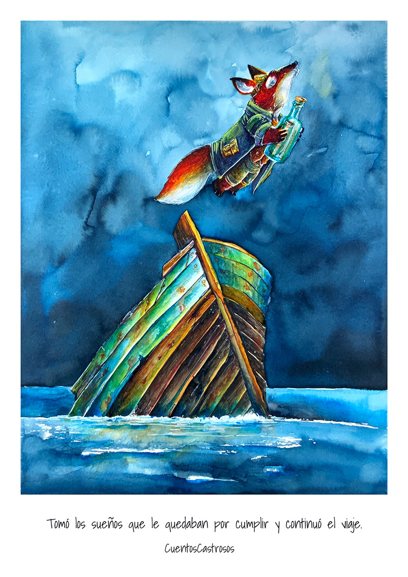 Continuar los sueños - Print Grande