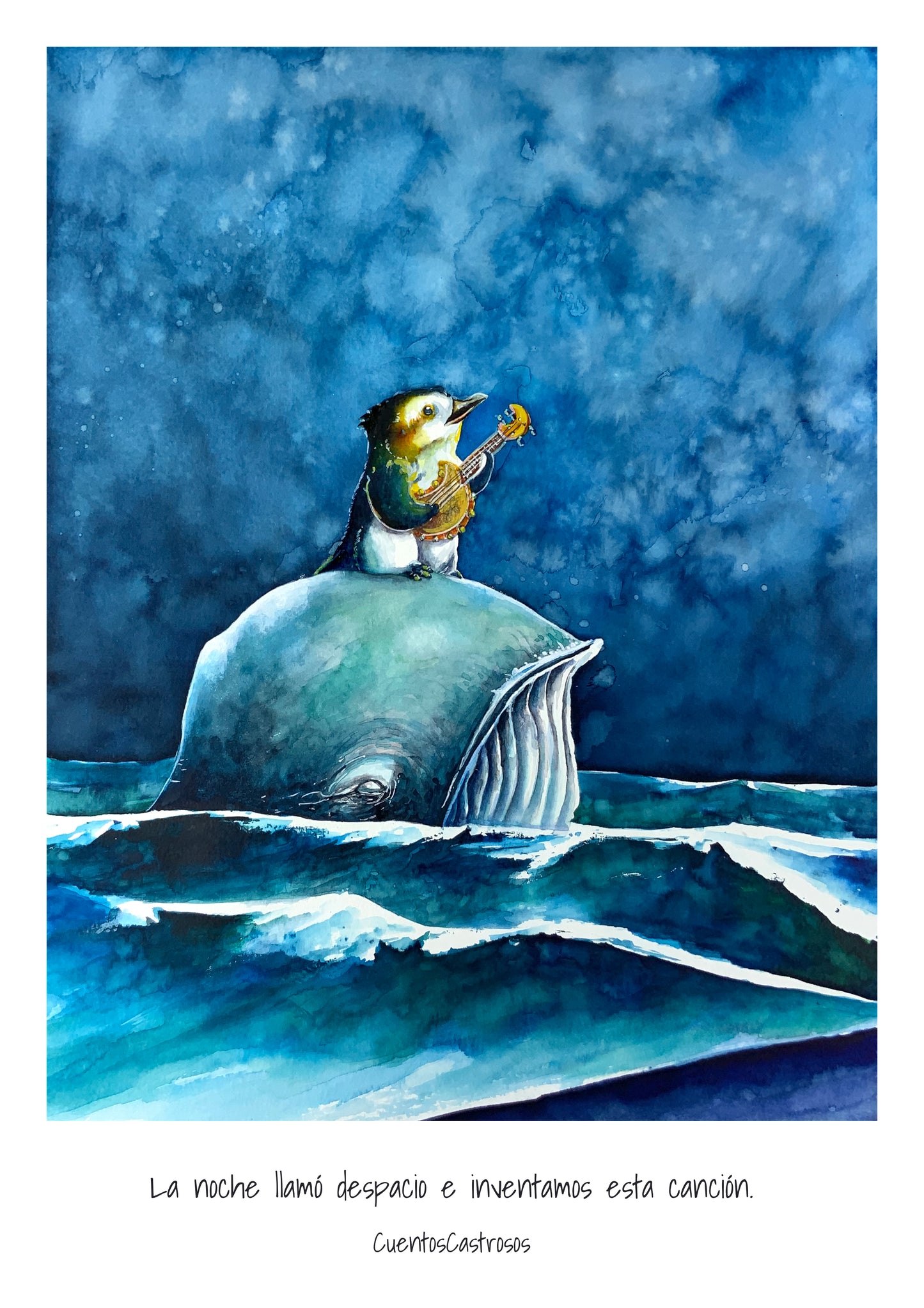 El llamado de la noche - Print Grande