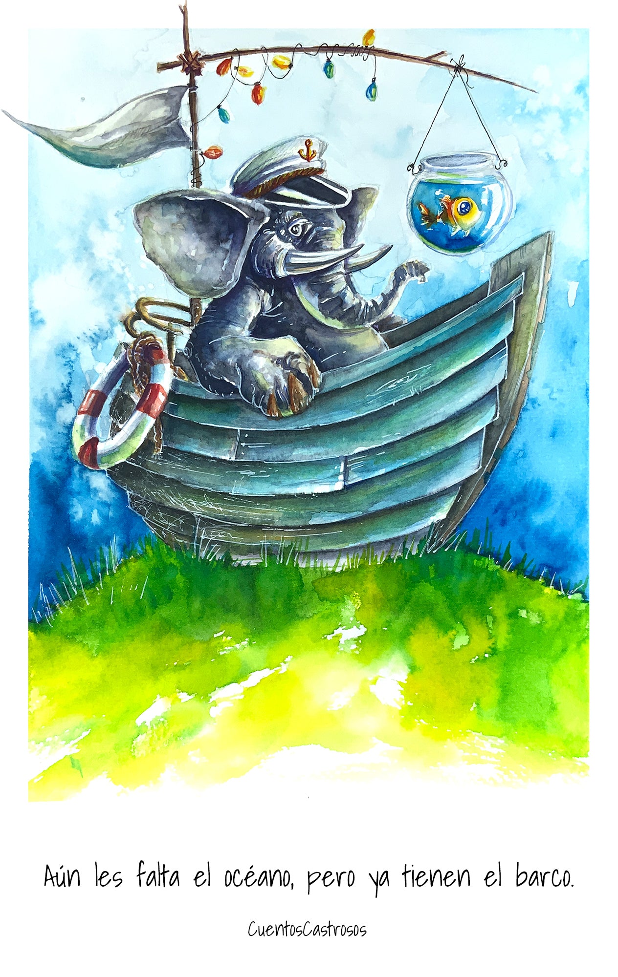 Falta el océano - Print