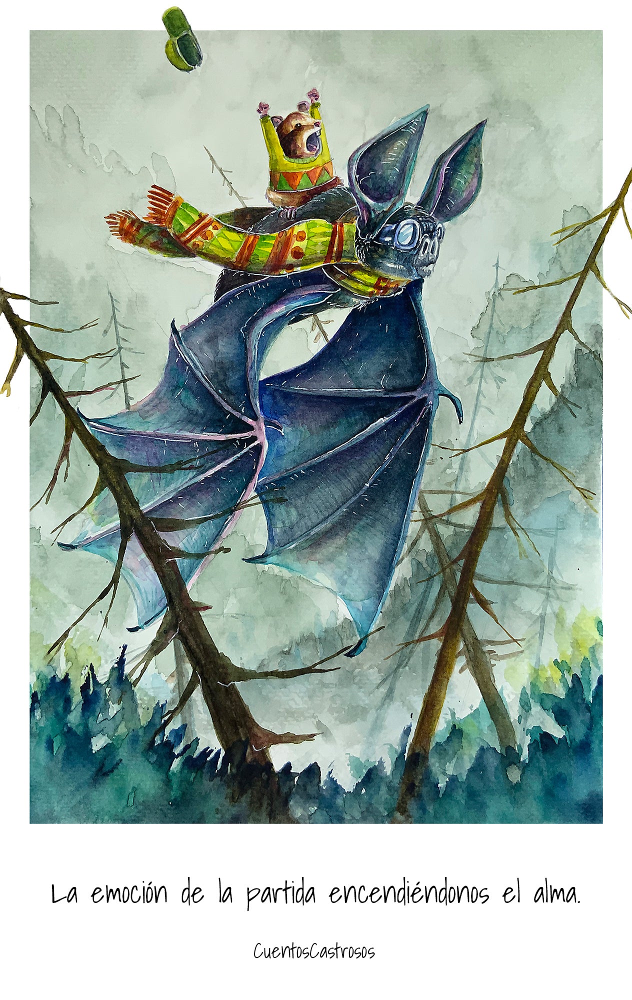 La emoción de partir - Print