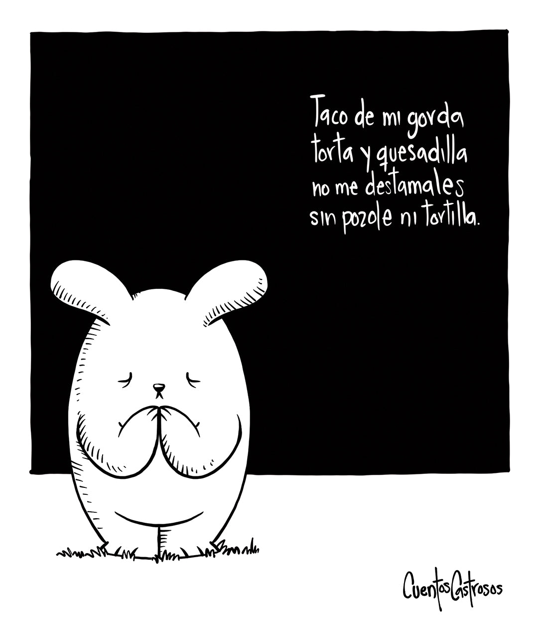 Plegaria gorda - Print