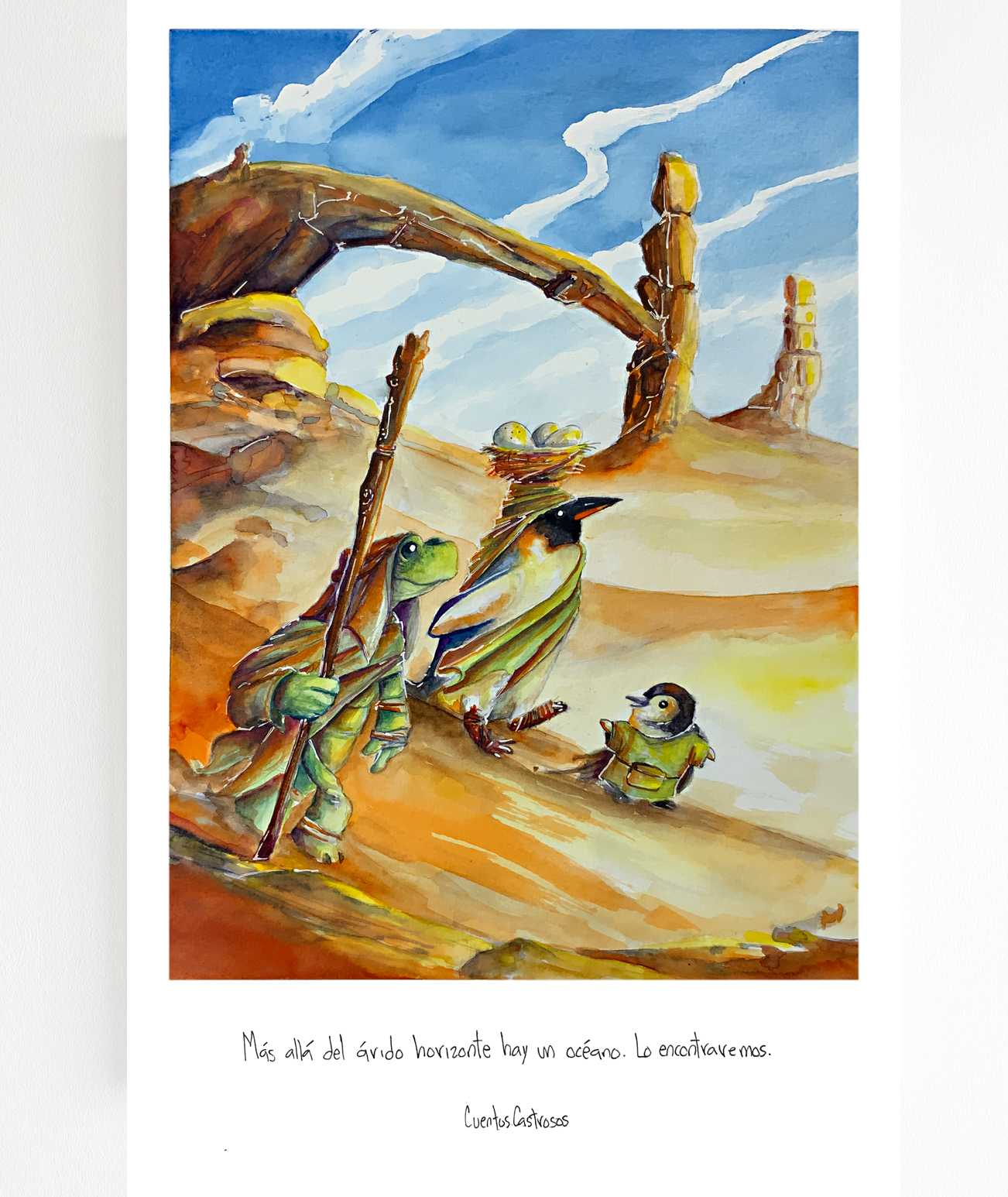 En busca del océano - Print