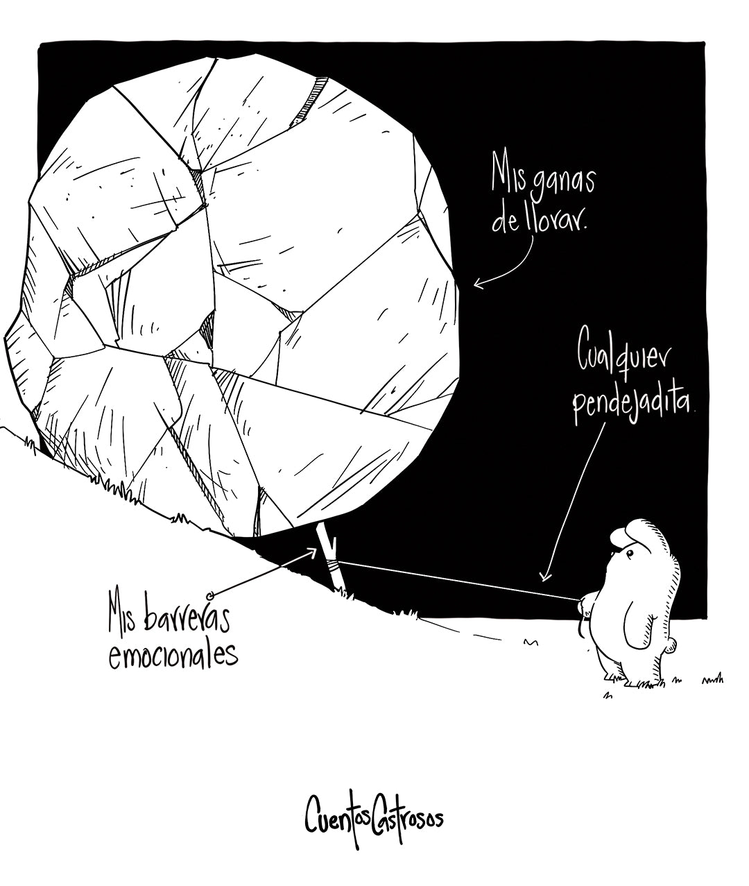 Ganas de llorar - Print
