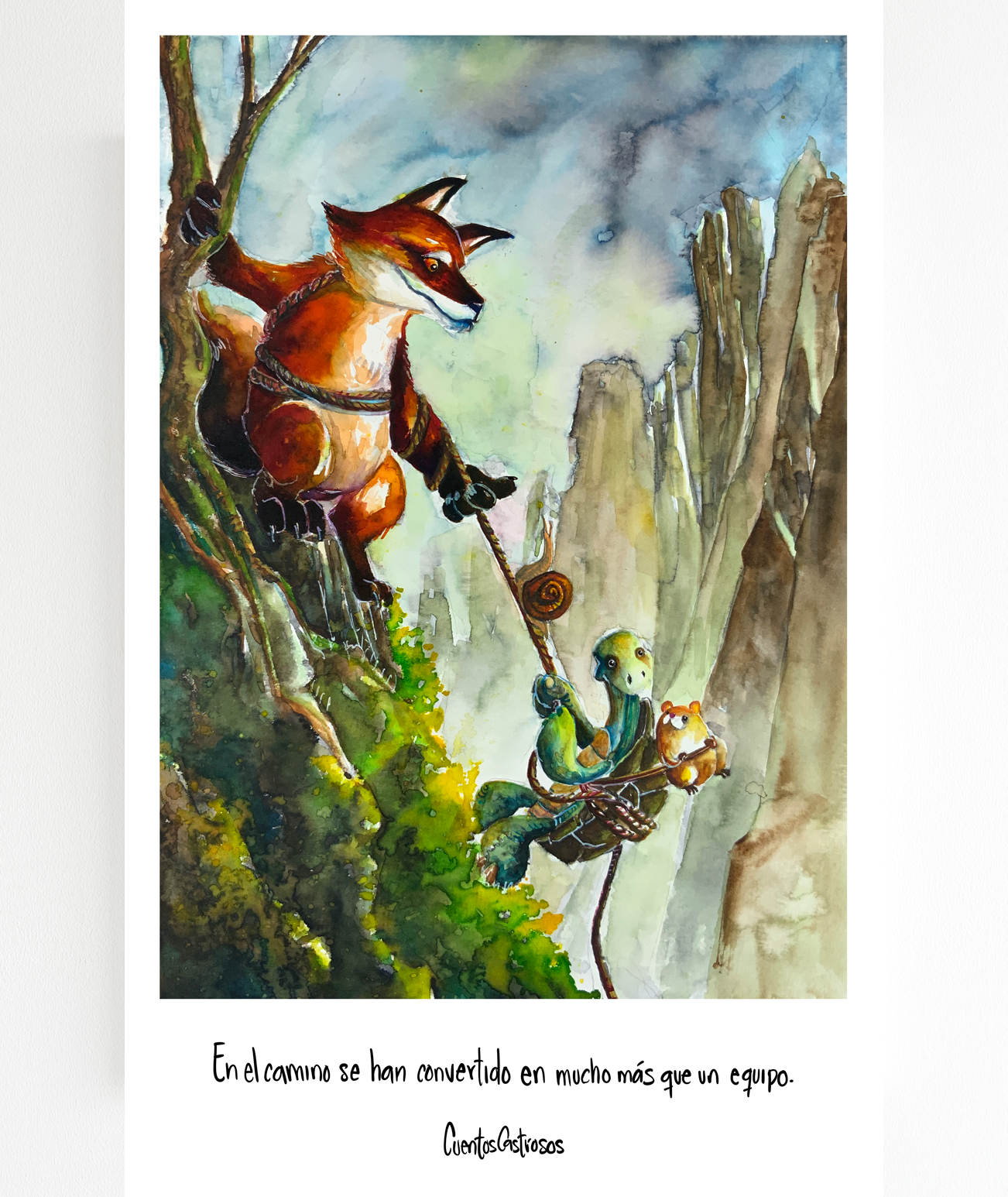 Subir la montaña - Print