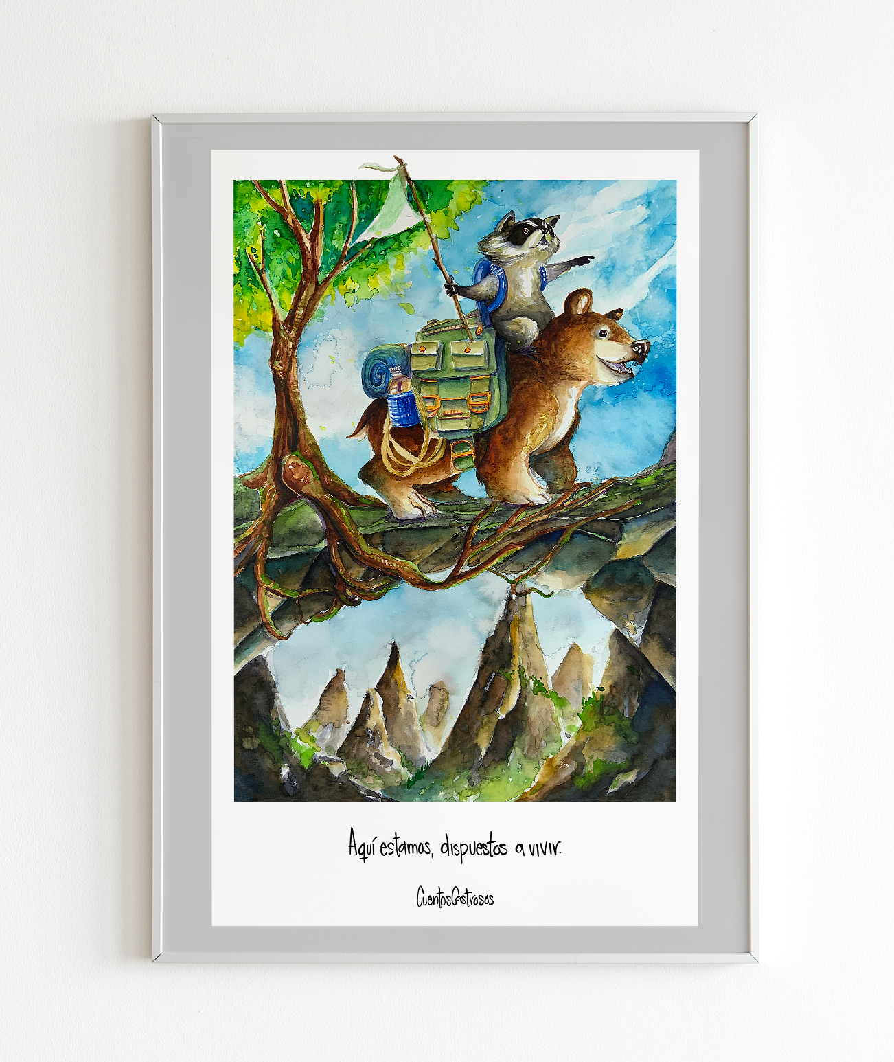 Dispuestos a vivir - Print