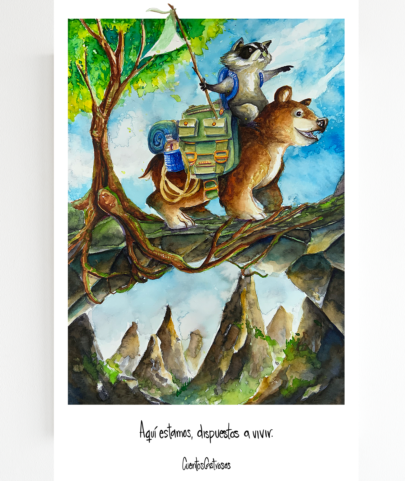 Dispuestos a vivir - Print